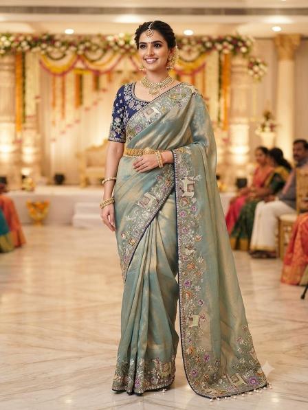 Vinayak soft shine fendi satin saree surat wholesale market online shopping